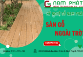 Sàn gỗ ngoài trời - Đem đến không gian ngoài trời tuyệt đẹp cho căn nhà