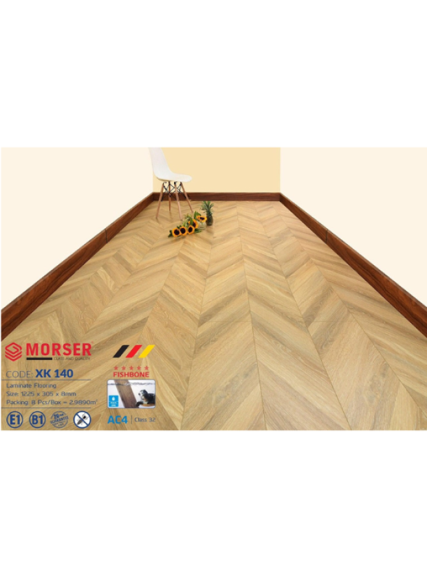 SÀN GỖ MORSER VÂN XƯƠNG CÁ XK140